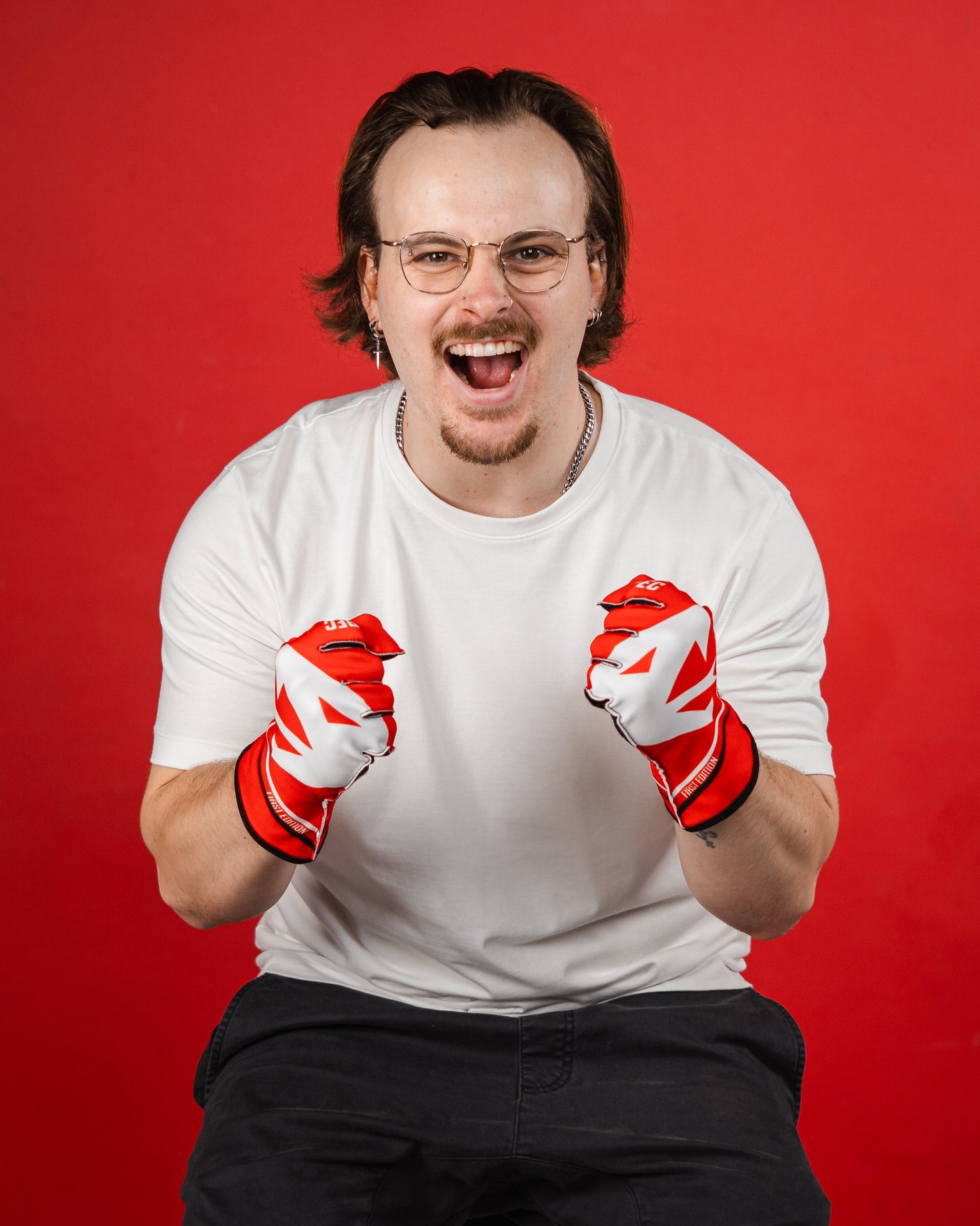 "Crimson" High Performance Sim Racing Gloves (First Edition)