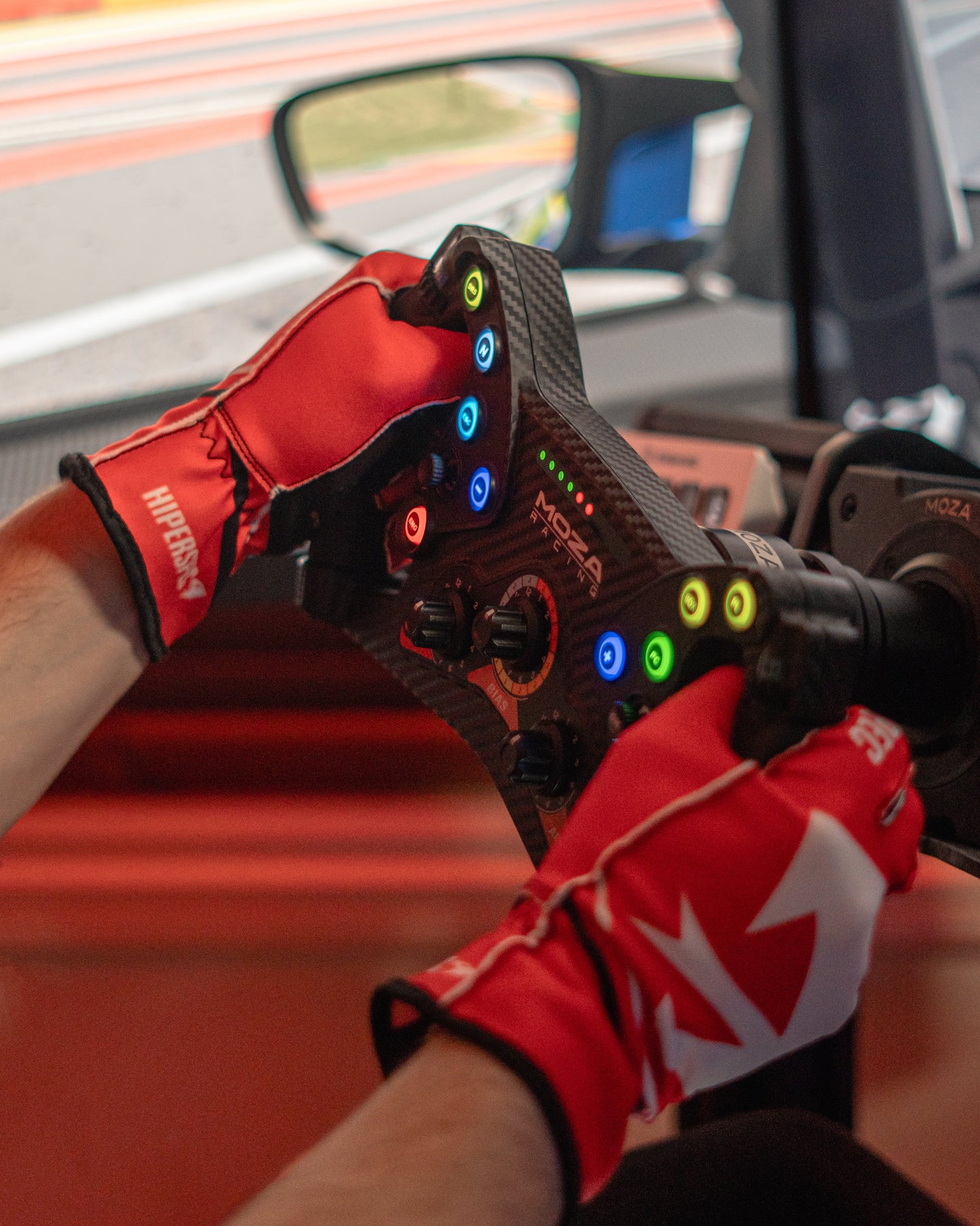 "Crimson" High Performance Sim Racing Gloves (First Edition)